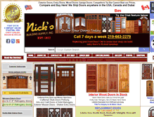 Tablet Screenshot of nicksbuilding.com